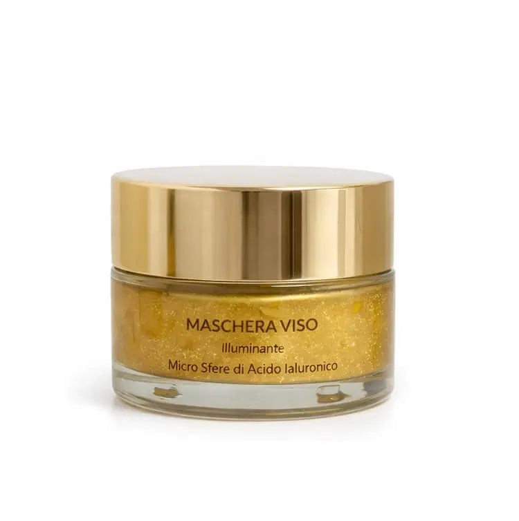 Maschera Viso Illuminante Oro