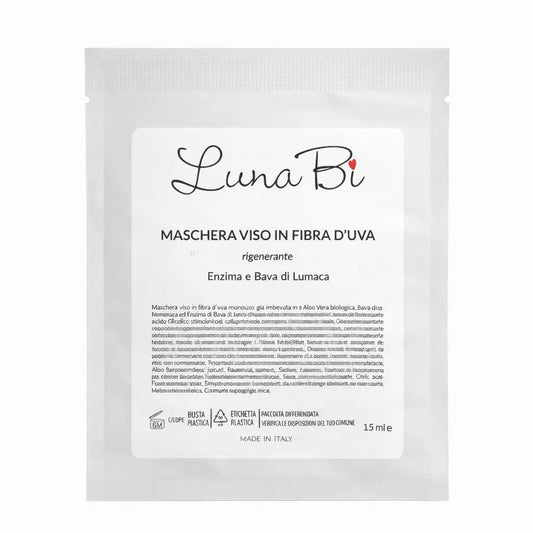 Maschera viso monouso rigenerante Bava di Lumaca