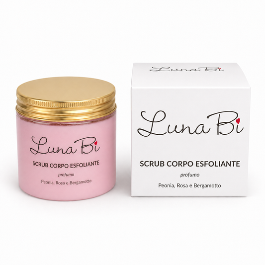Scrub Corpo Esfoliante Peonia, Rosa e Bergamotto
