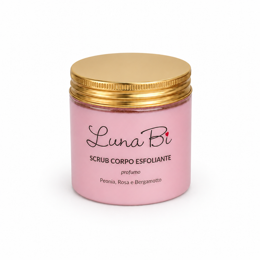 Scrub Corpo Esfoliante Peonia, Rosa e Bergamotto